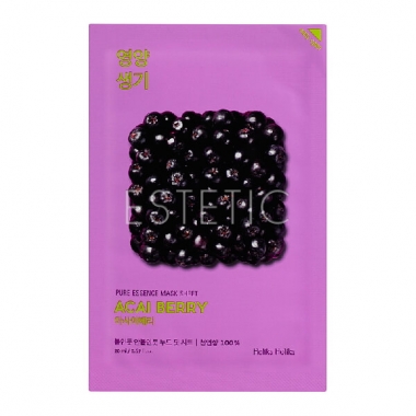 Holika Holika Pure Essence Mask Sheet Acai Berry - Тканевая маска 