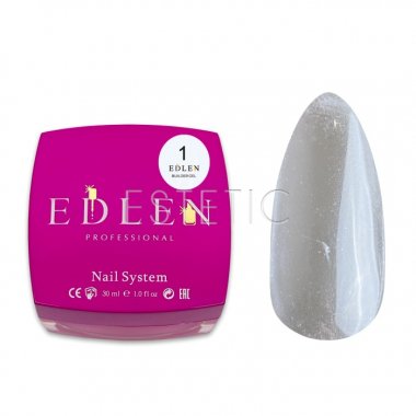 Edlen Builder Gel №01 - Гель для нарощування (прозорий), 30 мл