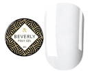 F.O.X Poly Gel Beverly №001 - Полігель для нарощення (молочний з мікроблиском), 15 мл