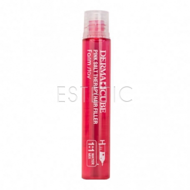 FarmStay Dermacube Pink Salt Therapy Hair Filler - Зволожуючий філлер з гиалуроном для волосся, 13 мл