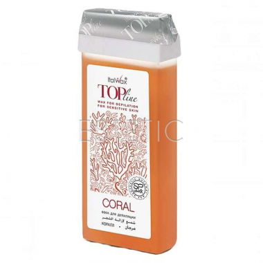 Воск кассетный ItalWax Top Line, Коралл, 100 мл