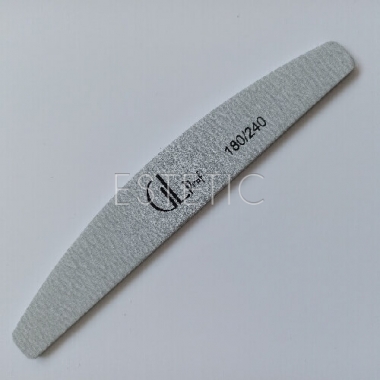 GLprof Пилка для ногтей Half Grey econom 180/240, серая