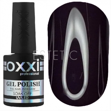 Гель-лак OXXI Professional №345 (темно-фіолетовий, емаль), 10 мл