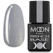 Френч-база MOON FULL French Base №014 для гель-лака (серый с шиммером), 8 мл