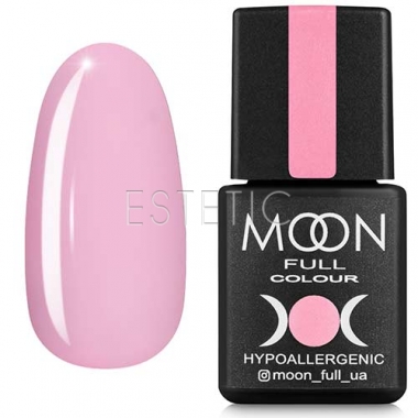 Гель-лак MOON FULL Color Gel Polish №106 (светлый ярко-розовый, эмаль), 8 мл