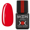 Гель-лак MOON FULL Color Gel Polish №128 (карміновий червоний, емаль), 8 мл