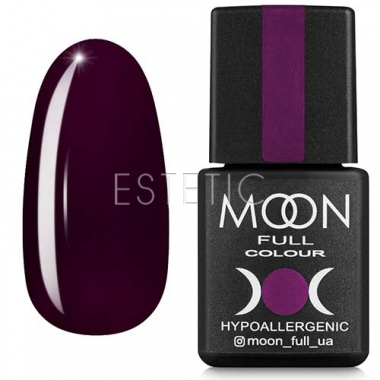 Гель-лак MOON FULL Color Gel Polish №146 (винный, эмаль), 8 мл