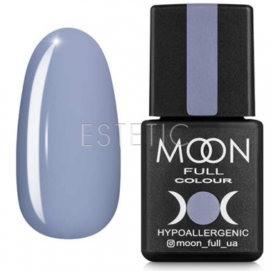 Гель-лак MOON FULL Color Gel Polish №149 (серо-голубой с лиловым оттенком, эмаль), 8 мл