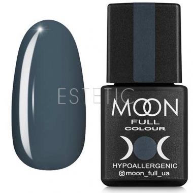 Гель-лак MOON FULL Color Gel Polish №151 (сірий, емаль), 8 мл