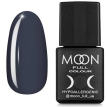 Гель-лак MOON FULL Color Gel Polish №152 (темно-серый, эмаль), 8 мл
