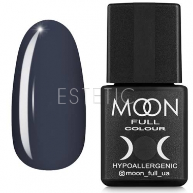 Гель-лак MOON FULL Color Gel Polish №152 (темно-серый, эмаль), 8 мл