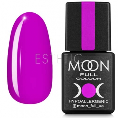 Гель-лак MOON FULL Color Gel Polish №163 (ярко-сиреневый, эмаль), 8 мл