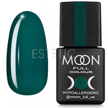 Гель-лак MOON FULL Color Gel Polish №185 (ярко-зеленый, эмаль), 8 мл