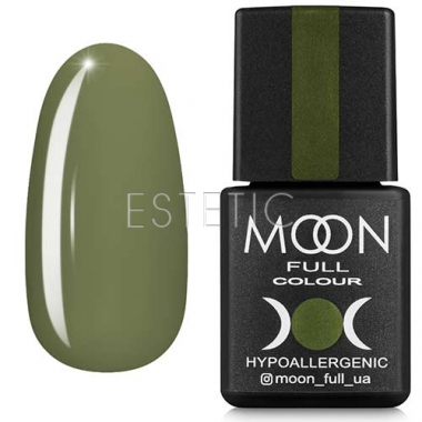 Гель-лак MOON FULL Color Gel Polish №213 (темно-оливковый, эмаль), 8 мл