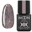 Гель-лак MOON FULL Color Gel Polish №323 (серо-розовый с серебристыми блестками), 8 мл
