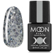 Фото 1 - Гель-лак MOON FULL Color Gel Polish №327 (серебряный глиттер на полупрозрачной основе), 8 мл