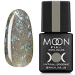 Гель-лак MOON FULL Color Gel Polish №328 (серебристо-золотой с разноцветным глиттером), 8 мл