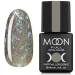 Фото 1 - Гель-лак MOON FULL Color Gel Polish №328 (серебристо-золотой с разноцветным глиттером), 8 мл
