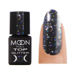 Топ глиттерный MOON FULL Top Glitter №01 Rainbow (прозрачный с разноцветным микроблеском), 8 мл