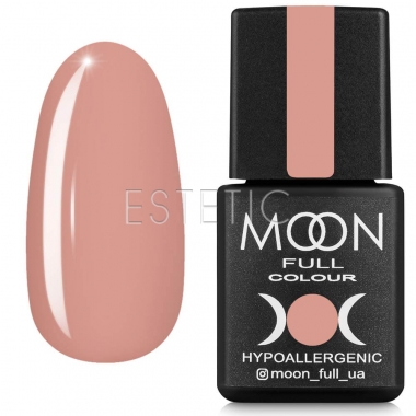Гель-лак MOON FULL color Gel polish №640 (персик с капучино, эмаль), 8 мл