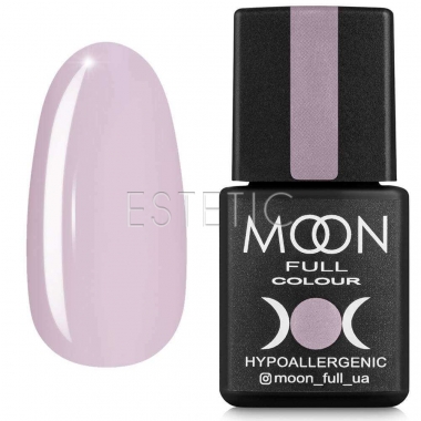 Гель-лак MOON FULL color Gel polish №647 (бледно-сиреневый, эмаль), 8 мл