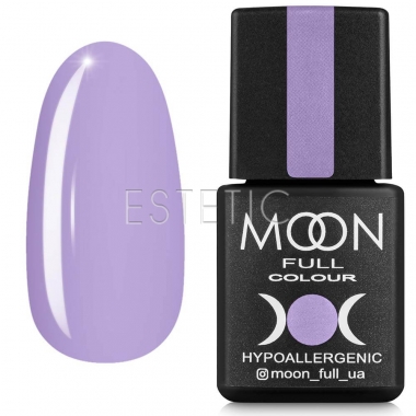 Гель-лак MOON FULL color Gel polish №649 (чистый сиреневый, эмаль), 8 мл