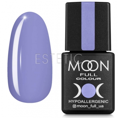 Гель-лак MOON FULL color Gel polish №651 (васильково-сиреневый, эмаль), 8 мл