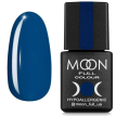Гель-лак MOON FULL color Gel polish №654 (насыщенный синий, эмаль), 8 мл
