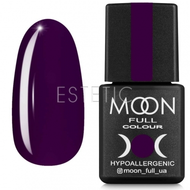 Гель-лак MOON FULL color Gel polish №664 (темный аметистовый, эмаль), 8 мл
