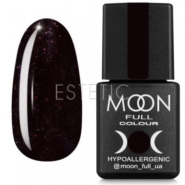 Гель-лак MOON FULL color Gel polish №667 (шоколадно-сливовый с шиммером), 8 мл