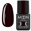 Гель-лак MOON FULL color Gel polish №672 (темний шоколадно-вишневий, емаль), 8 мл