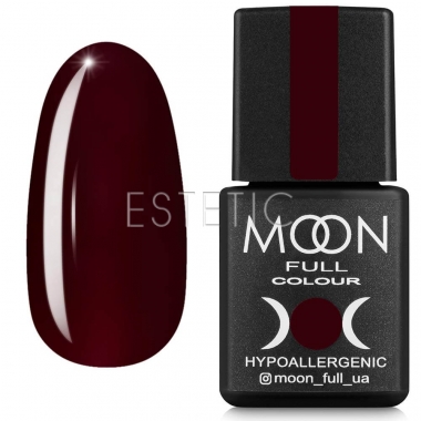 Гель-лак MOON FULL color Gel polish №674 (насыщенный темный марсала, эмаль), 8 мл