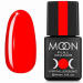 Фото 1 - Гель-лак MOON FULL Neon color Gel polish №708 (яскраво-червоний, неон), 8 мл