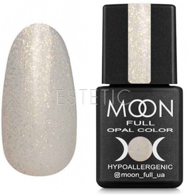 Гель-лак MOON FULL Opal color Gel polish №501 (полупрозрачный с золотым шиммером), 8 мл