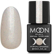 Гель-лак MOON FULL Opal color Gel polish №502 (бесцветный полупрозрачный с разноцветным шиммером), 8 мл