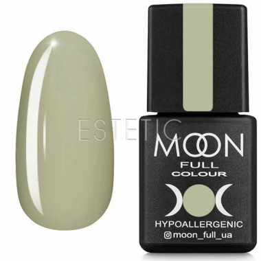 Гель-лак MOON FULL color Gel polish №624 (нежный оливковый, эмаль), 8 мл