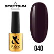 Гель-лак F.O.X Spectrum Gel Vinyl № 040 Forever (черничный, эмаль), 7 мл