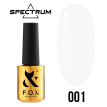 Гель-лак F.O.X Spectrum Gel Vinyl № 001 Pray (белый, эмаль), 7 мл