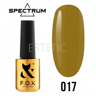 Гель-лак F.O.X Spectrum Gel Vinyl № 017 Collapse (вільха емаль), 7 мл