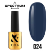 Гель-лак F.O.X Spectrum Gel Vinyl № 024 Absolut (глибокий синій, емаль), 7 мл