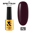 Гель-лак F.O.X Spectrum Gel Vinyl № 028 Artist (винний, емаль), 7 мл