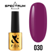 Гель-лак F.O.X Spectrum Gel Vinyl № 030 Selfish (светло-фиолетовый, эмаль), 7 мл