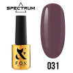 Гель-лак F.O.X Spectrum Gel Vinyl № 031 Shy (серо-фиолетовый, эмаль), 7 мл