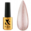 Гель-лак F.O.X. Crystal Cat eye №001 (рожеве золото, магнітний), 7 мл
