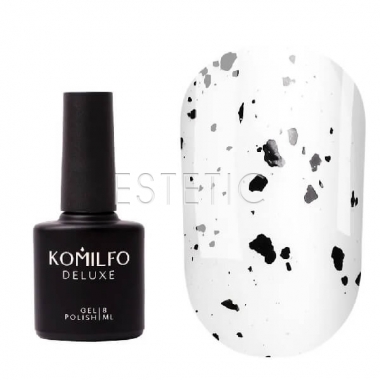 Komilfo No Wipe Spotty Top — топ без липкого слоя с рваной крошкой, 8 мл