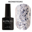 Гель-лак Komilfo DeLuxe Series №G002 (серебристый, крупные блестки), 8 мл