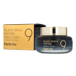 FarmStay Black Snail & Peptide 9 Perfect Cream - Омолаживающий крем с муцином черной улитки и пептидами, 55 мл