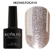 Гель-лак Komilfo DeLuxe Series №G010 (насыщенный, золотой микроблеск), 8 мл