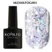 Гель-лак Komilfo DeLuxe Series №G003 (крупные голограммные блестки), 8 мл