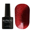 Гель-лак Komilfo 9D Cat’s eye Red 001 (темно-красный, магнитный), 8 мл